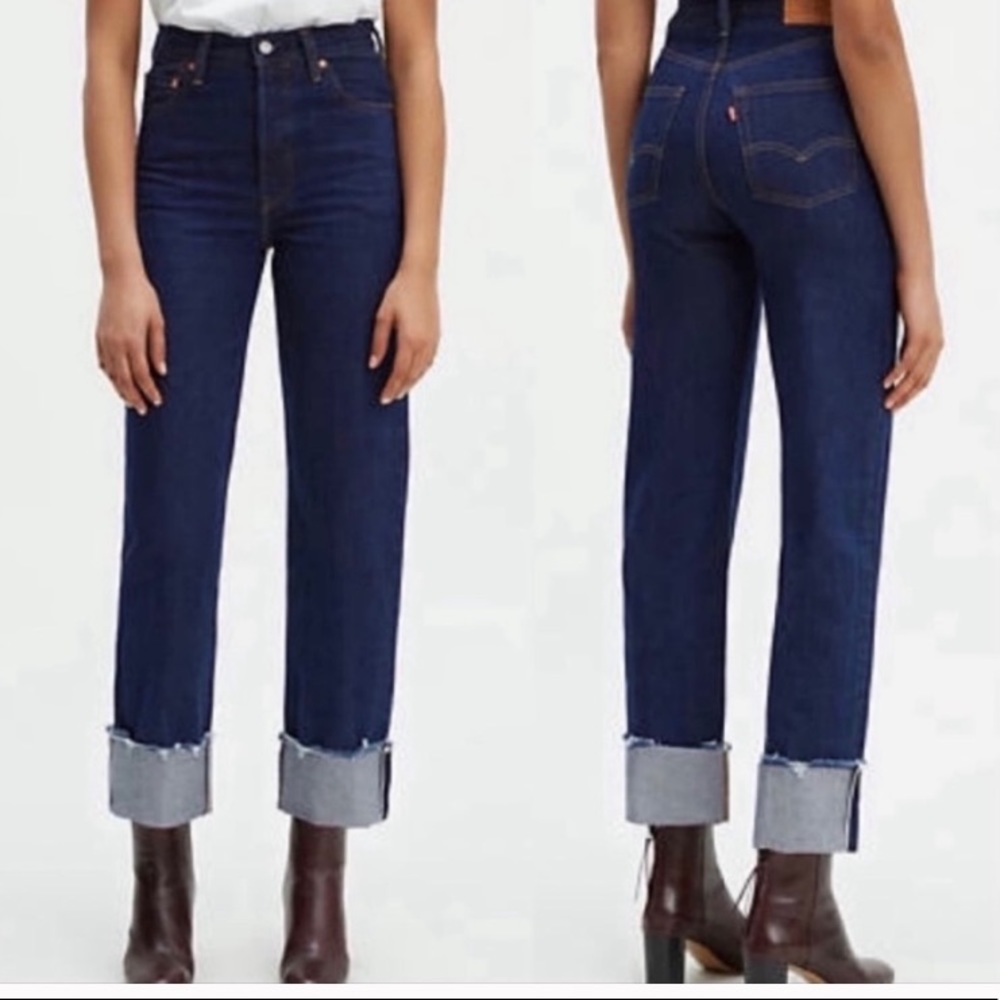 Levi’s rib cage straight jeans